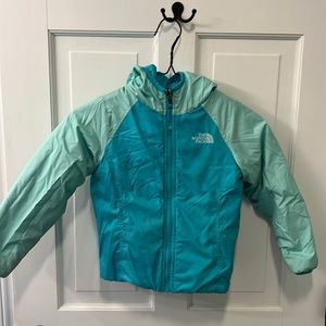 The North Face Kids Two-Tone Teal & Mint Reversible Jacket